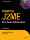 Image for Beginning J2ME