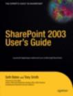 Image for SharePoint 2003 User&#39;s Guide