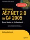 Image for Beginning ASP.NET 2.0 in C# 2005