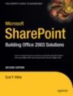 Image for Microsoft SharePoint : Building Office 2003 Solutions