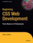 Image for Beginning CSS Web Development : From Novice to Professional