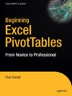 Image for Beginning Excel Pivottables