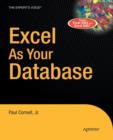 Image for Excel as Your Database