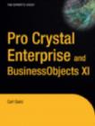 Image for Pro Crystal Enterprise / BusinessObjects XI Programming