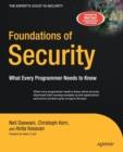 Image for Foundations of Security