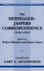 Image for The Heidegger-Jaspers Correspondence (1920-1963)