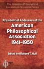 Image for Presidential Addresses of the American Philosophical Association : v. 5 : 1941-1950