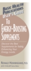 Image for User&#39;S Guide to Energy-Boosting Supplements