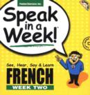 Image for French : See, Hear, Say and Learn : Week Two