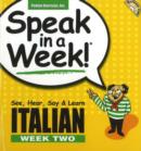 Image for Italian : See, Hear, Say and Learn : Week 2