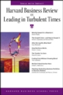 Image for Harvard business review on leading in turbulent times