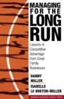 Image for Managing For The Long Run