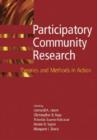 Image for Participatory community research  : theories and methods in action