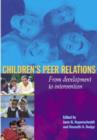 Image for Children&#39;s Peer Relations