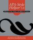 Image for APA Style Helper 5.0 Version : Software for New Writers in the Behavioral Sciences