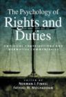 Image for The Psychology of Rights and Duties