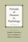 Image for Portraits of Pioneers in Psychology, Volume VI