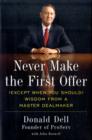 Image for Never Make The First Offer
