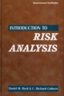 Image for Introduction to risk analysis: a systematic approach to science-based decision making