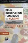 Image for Drug Information Handbook for Nursing