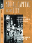 Image for Social capital in the city  : community and civic life in Philadelphia