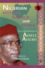 Image for Nigerian History, Politics And Affairs