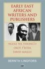 Image for Early East African Writers and Publishers