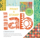 Image for Print and Stamp Lab Kit : A Creative Art Kit, Includes instruction and tools for making your own awesome stamps and printed art Burst: featuring a 32-page book with instruction and ideas