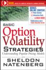 Image for Basic Option Volatility Strategies - Understanding Popular Pricing Models