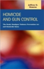 Image for Homicide and Gun Control