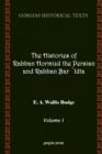 Image for The Histories of Rabban Hormizd and Rabban Bar-Idta