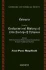 Image for Extracts from the Ecclesiastical History of John Bishop of Ephesus