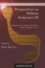 Image for Perspectives on Hebrew Scriptures III : Comprising the Contents of Journal of Hebrew Scriptures, Vol. 6