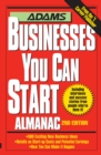 Image for Adams businesses you can start almanac