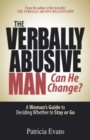 Image for The Verbally Abusive Man - Can He Change?