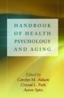 Image for Handbook of Health Psychology and Aging