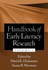 Image for Handbook of Early Literacy Research, Volume 2