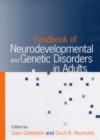 Image for Handbook of Neurodevelopmental and Genetic Disorders in Adults