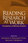 Image for Reading research at work  : foundations of effective practice