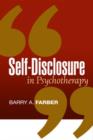 Image for Self-Disclosure in Psychotherapy