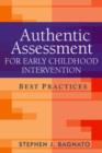 Image for Authentic assessment for early childhood intervention  : best practices