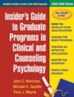 Image for Insider&#39;s Guide to Graduate Programs in Clinical and Counseling Psychology