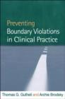 Image for Preventing boundary violations in clinical practice