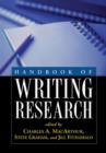 Image for Handbook of Writing Research