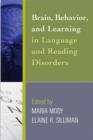 Image for Brain, Behavior, and Learning in Language and Reading Disorders