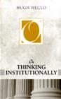 Image for On thinking institutionally