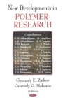 Image for New Developments in Polymer Research
