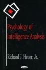 Image for Psychology of Intelligence Analysis