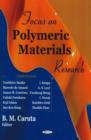 Image for Focus on Polymeric Materials Research