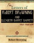 Image for The Letters of Robert Browning and Elizabeth Barret Barrett 1845-1846 Vol II (1899)